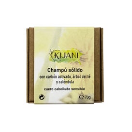 Kijani Shampooing Solide Cheveux Fins Cúrcuma 70 g