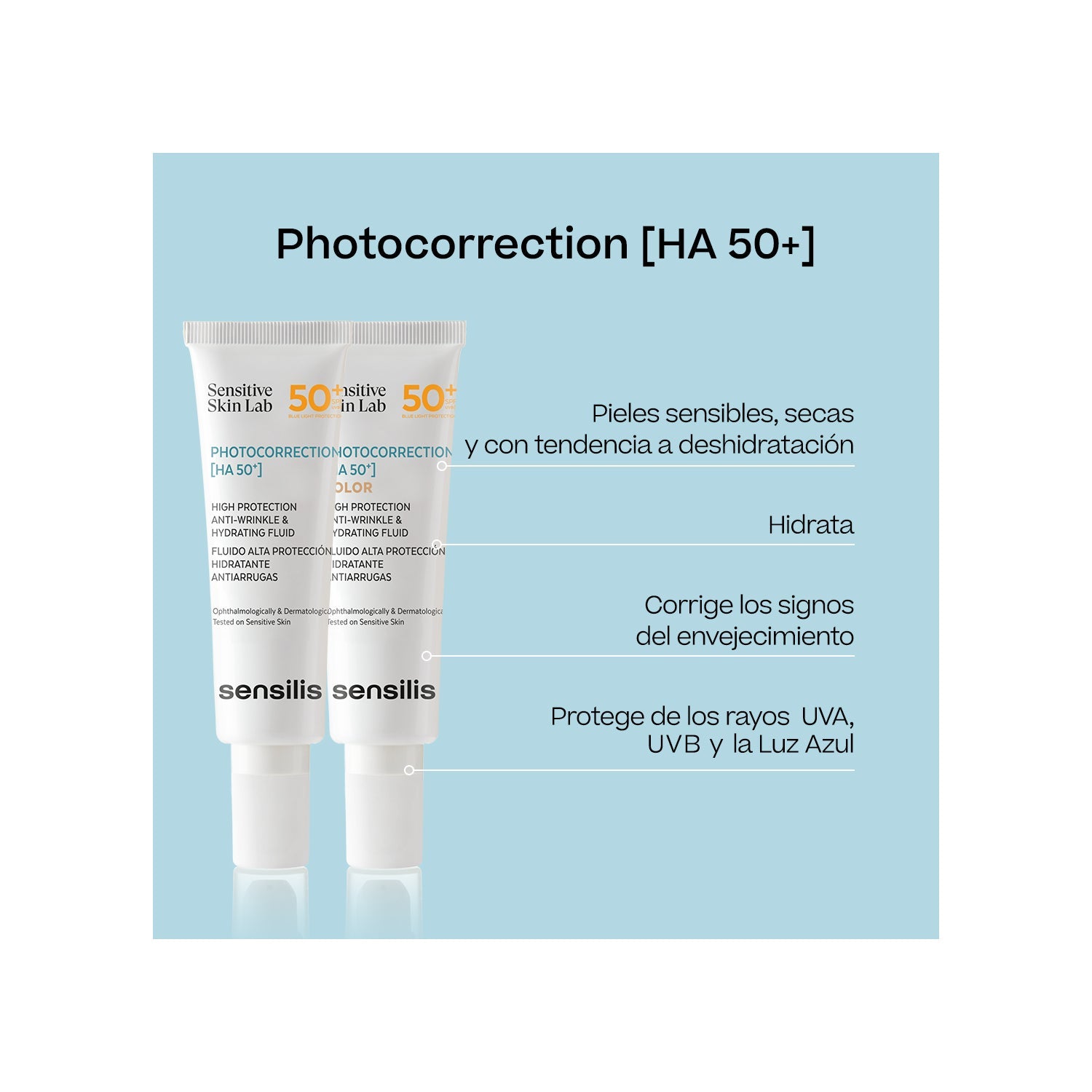 Sensilis Photocorrection Ha 50+ Color 50ml