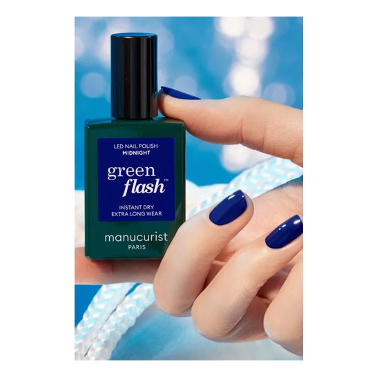 Manucurist Green Flash Led Nail Polish Midnight 15 ml