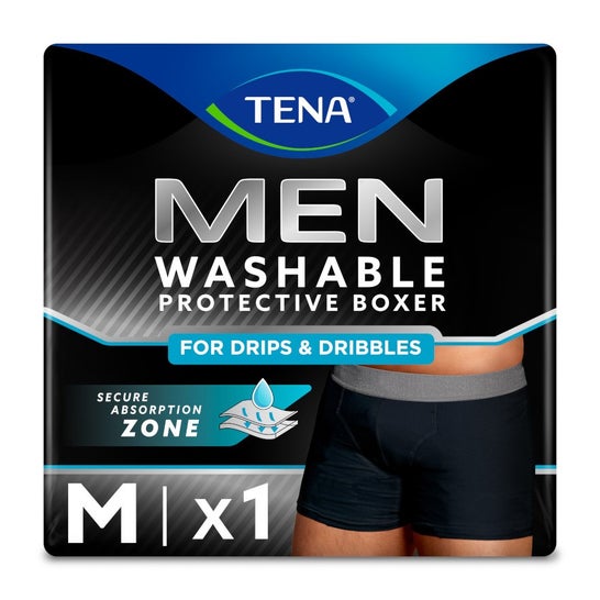 Tena Men Boxer Lavable Negro M 1ud
