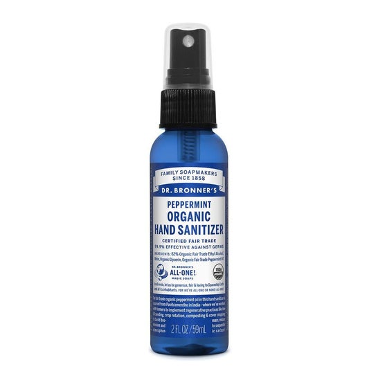 Dr. Bronner'S Organic Peppermint Hand Sanitiser 59 ml