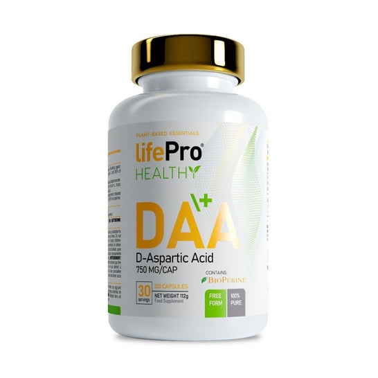 Life Pro Nutrition Essentials DAA D-Aspartic Acid 750 mg 120 caps