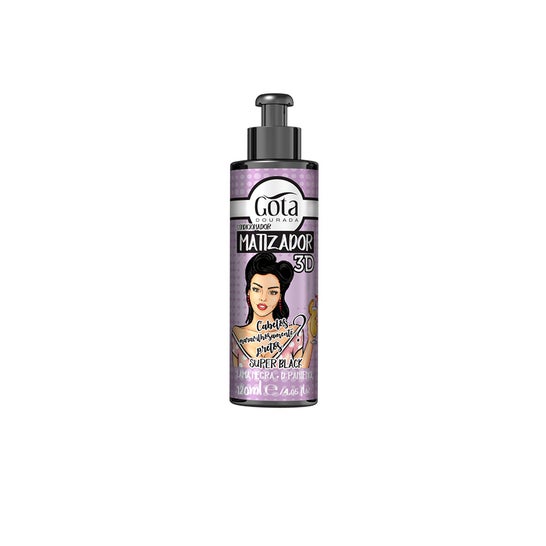 Gota Dourada Acondicionador Matizador 3 D Super Black 120 ml