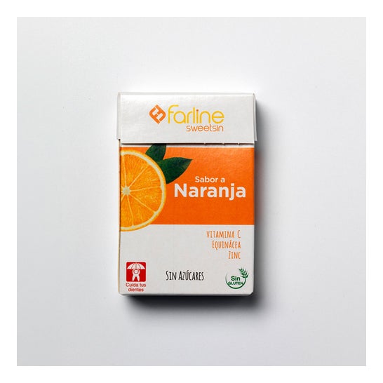 Farline Sweetsin Caramelos Naranja Caja 36,5g