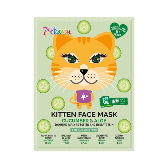 Montagne Jeunesse Animal Mask Kitty 1ud