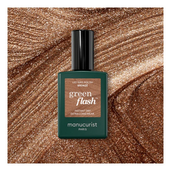 Manucurist Green Flash LED Nail Polish Bronze 15ml