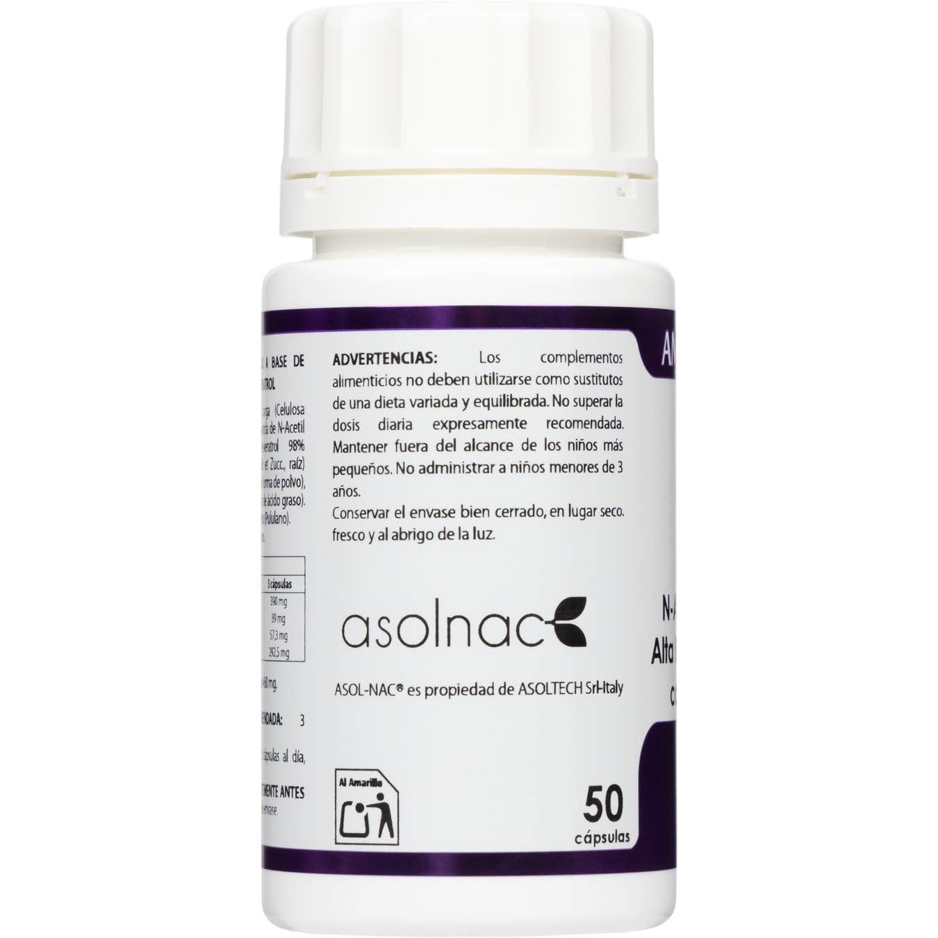Equisalud N-Acetil L-Cisteína Alta Absorción Resveratrol 50caps