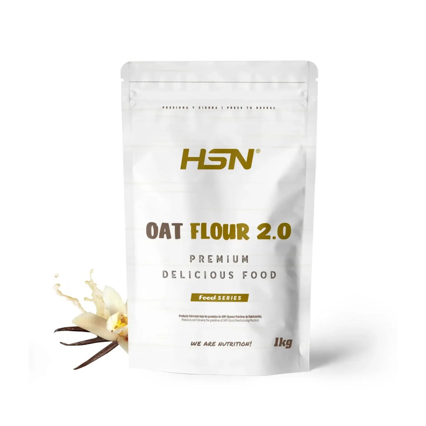 HSN Harina de Avena Instantánea 2.0 Vainilla 1kg