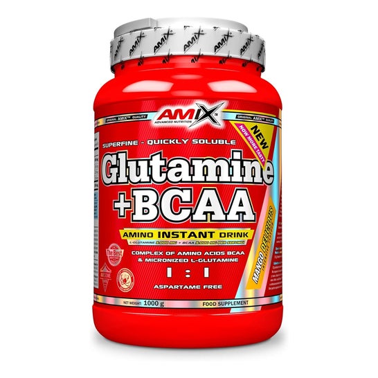 Amix glutamine+Bcaa Mango 1 Kg