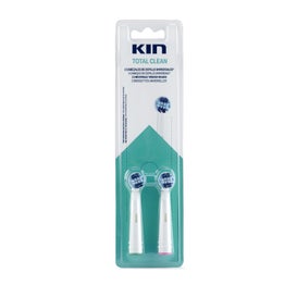 Kin Cepillo Dental Eléctrico Recambio Limpieza Total 2 U
