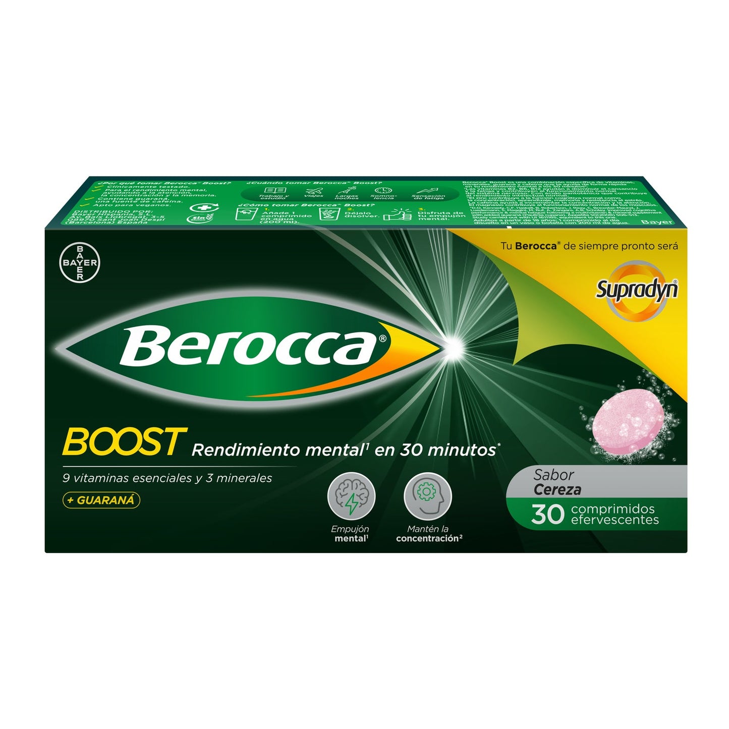 Berocca Boost Guaraná Efervescente 30comp