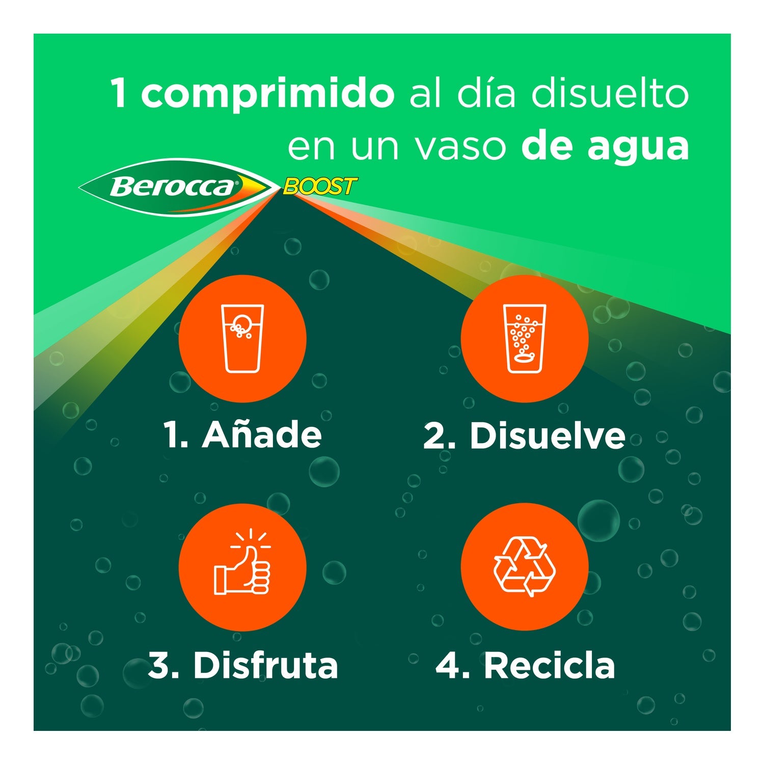 Berocca Boost Guaraná Efervescente 30comp