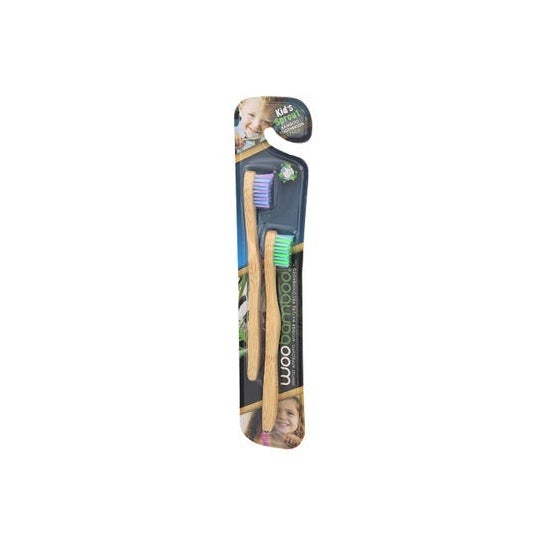Woobamboo Kit Kids Escova Dentes Soft 2 uds
