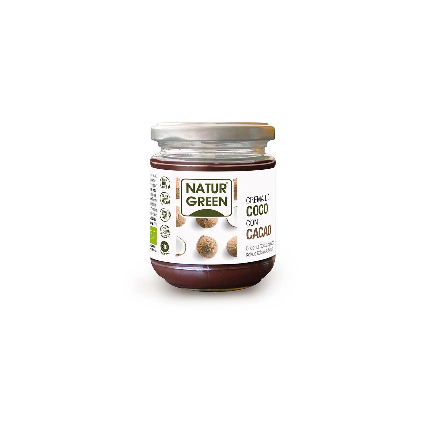 Naturgreen crema ecológica de coco y cacao 200g