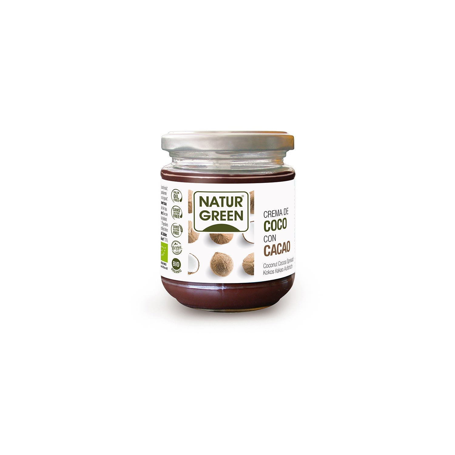 Naturgreen crema ecológica de coco y cacao 200g