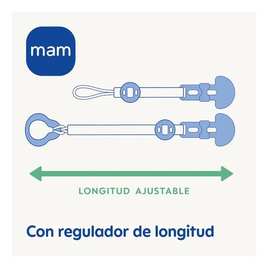 MAM Broche Para Chupete Clip It! & Cover