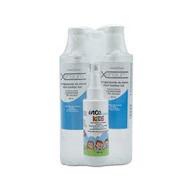 Xensium Gel Higienizante de Manos 2x500ml + Spray Niños 100ml