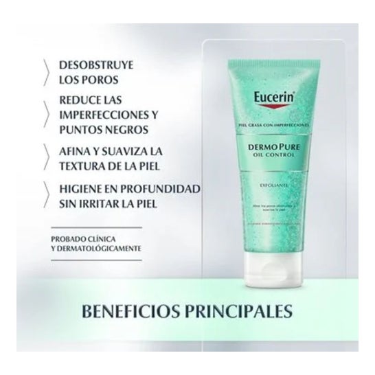 Eucerin DermoPure Oil Control Exfoliante Acné 100ml