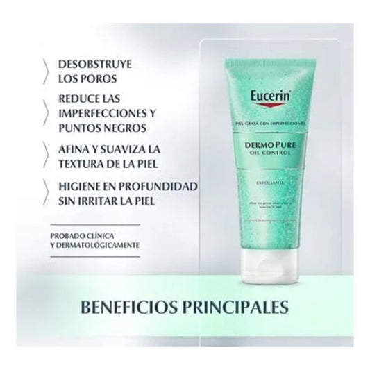 Eucerin DermoPure Oil Control Exfoliante Acné 100ml