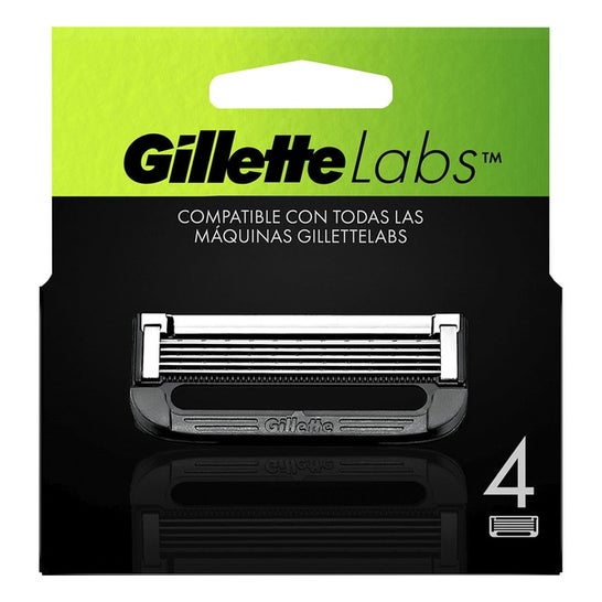 Gillette Labs Recambio de Cuchillas 4uds