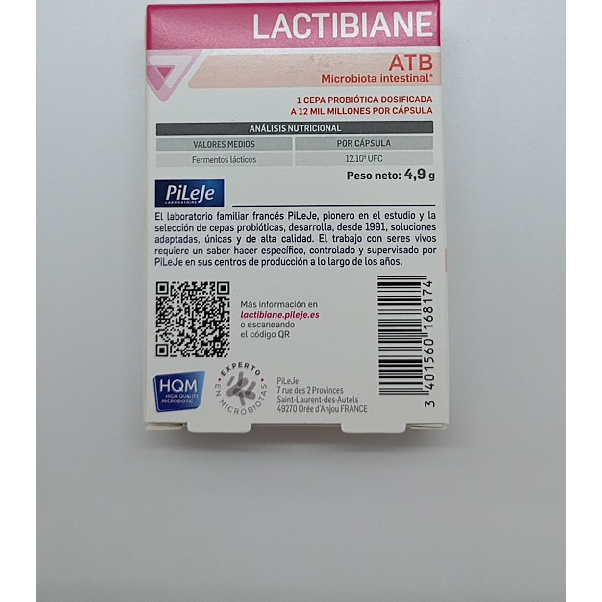 Pileje Lactibiane ATB 10caps