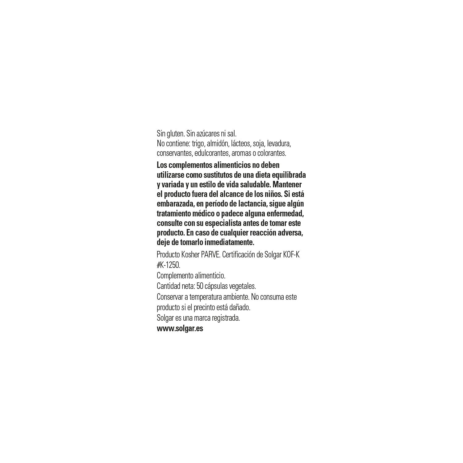 Solgar Inositol 500mg 50vcaps
