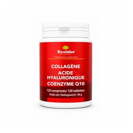 Exceldiet Pharma Colágeno Ácido Hialurónico Q10 120 Comprimidos