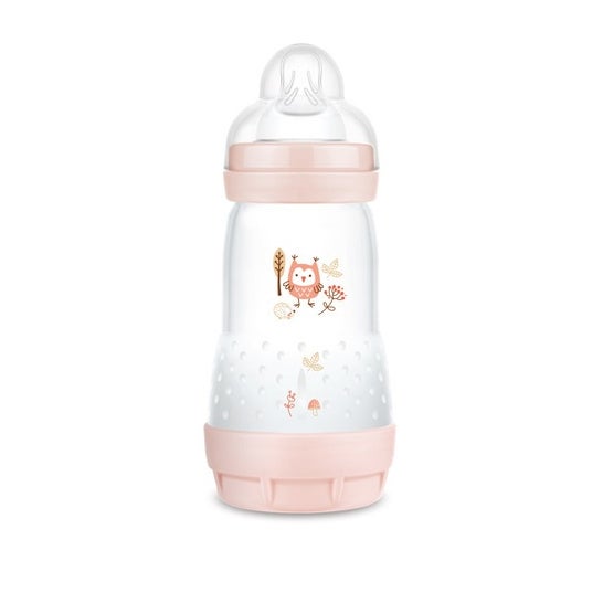 Mam Biberón Easy Start Anti Cólicos Rosa +2M 260ml