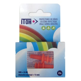 Itoh Tapones Oidos Silicona Inyectada 2uds