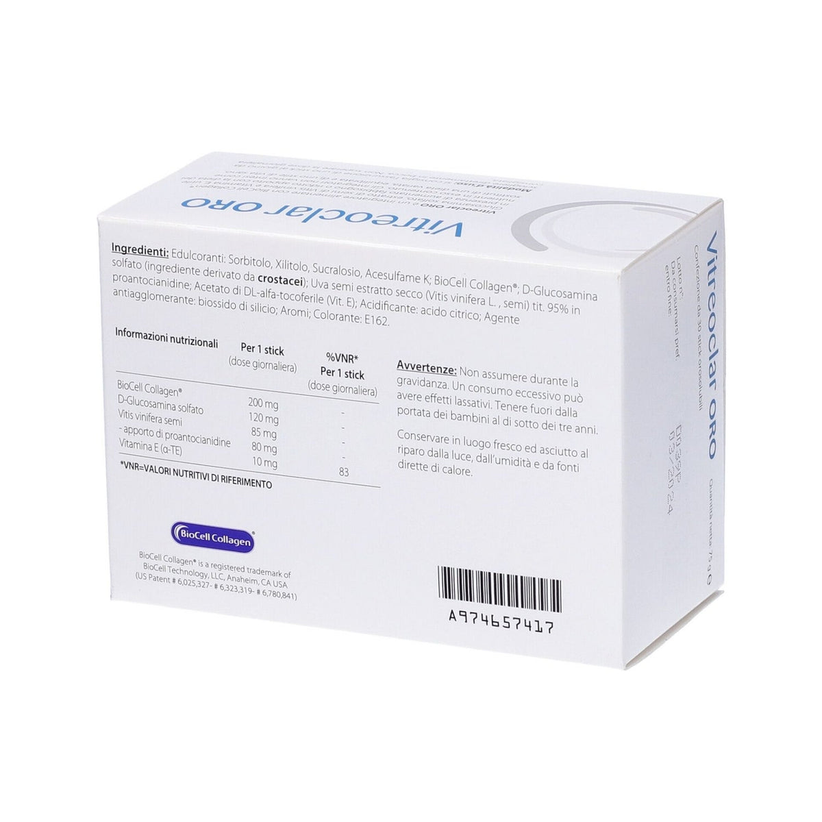 Vitreoclar Oro 30uds