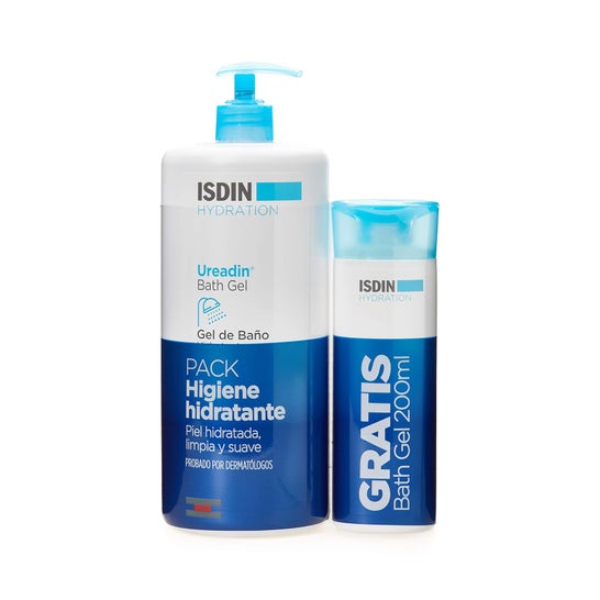 Isdin Ureadin Gel Baño Piel Seca 1000 ml + 200 ml