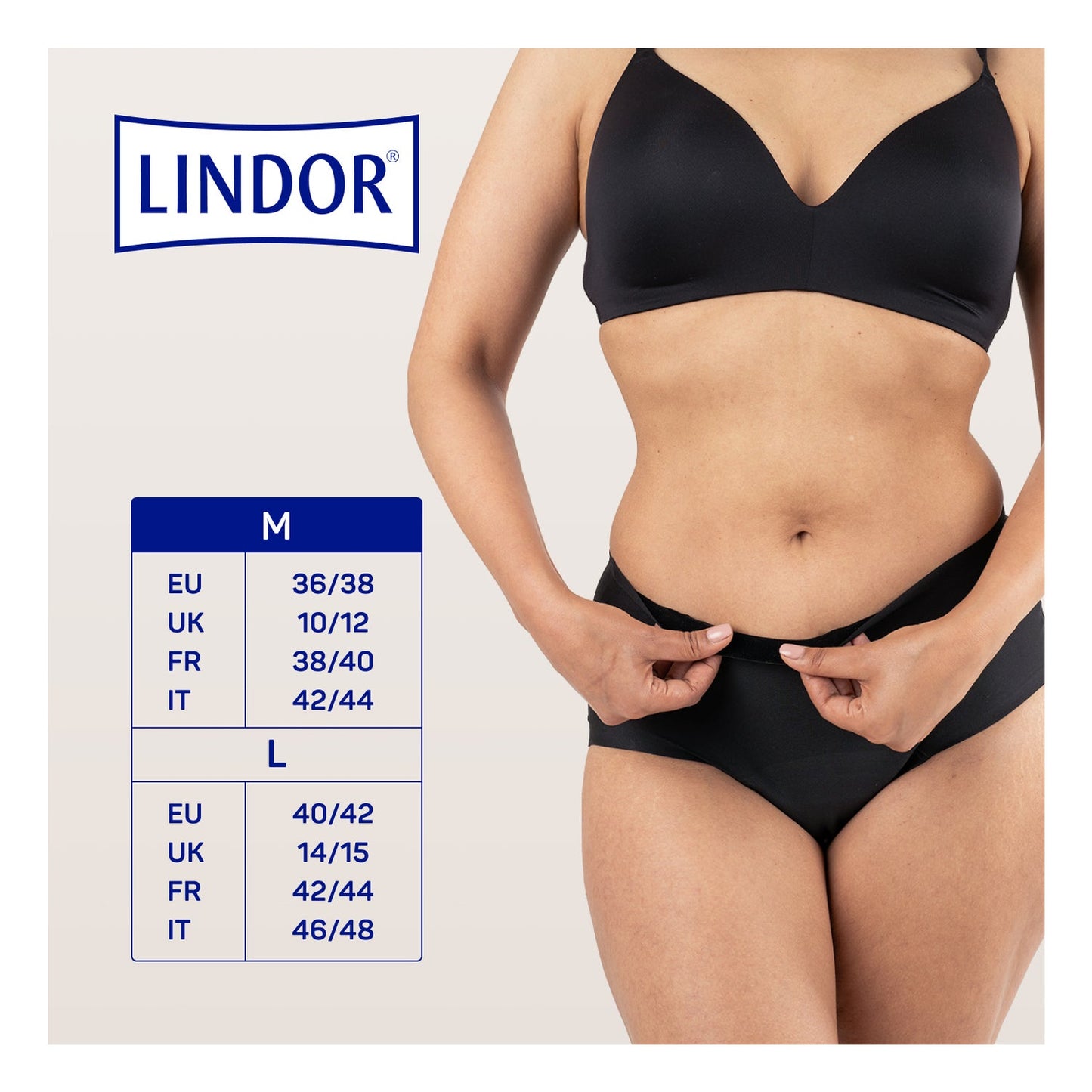 Lindor Lady Braguita Absorvente Menstruación e Incontinencia TM 1ud