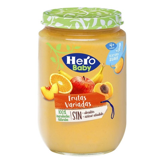 Hero Baby Frutas Variadas con Cereales Bio 190 g