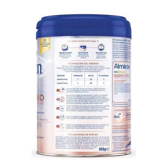 Almirón Profutura Duobiotik 2 Leche de Continuación 800g
