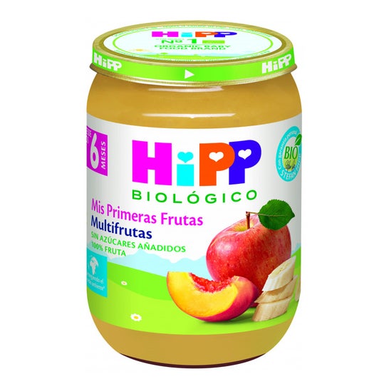 Hipp Tarrito Multifrutas 6M sin Azúcar 190g