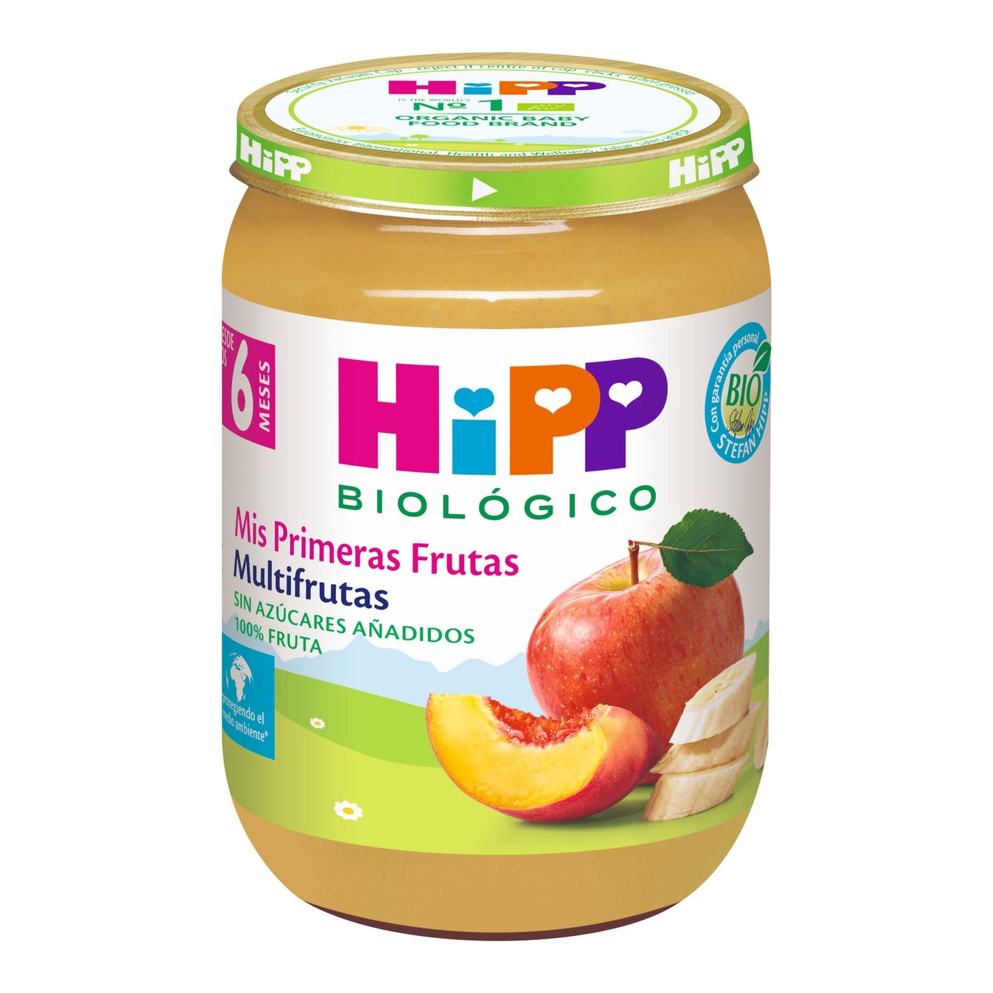 Hipp Tarrito Multifrutas 6M sin Azúcar 190g