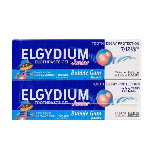 Elgydium Junior Gel Dentífrico Bubble Gum 2x50ml