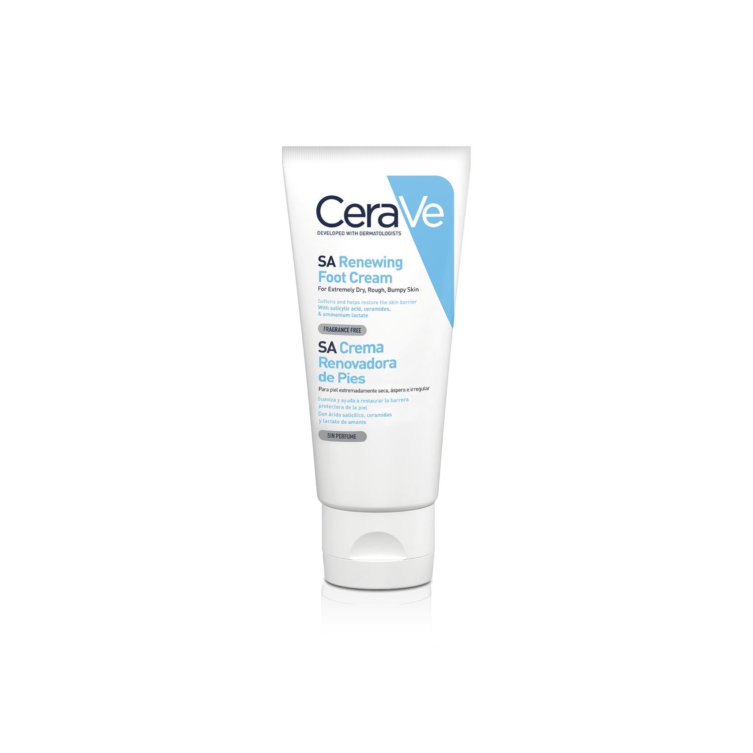 CeraVe® SA Crema Renovadora de Pies con Ácidolicílico 88ml
