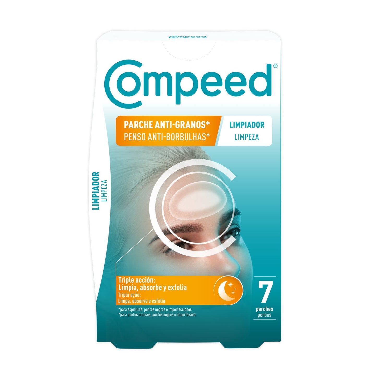 Compeed Parche Anti-granos Limpiador 7uds