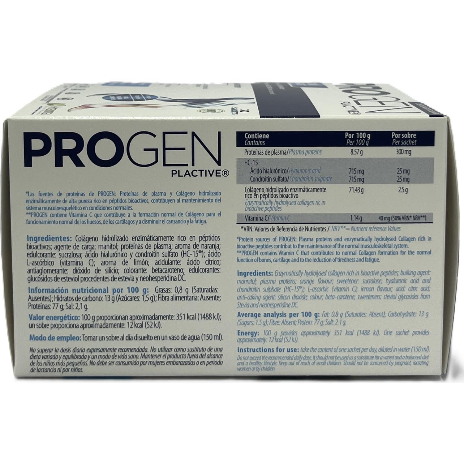 Progen Plactive Doble Efecto 30 sobres