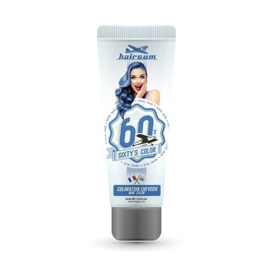 Hairgum Sixty's Color Hair Color Royal Blue 60 ml