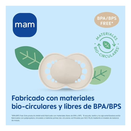 Mam Baby Chupete Silicona Original 0-6 M 2uds