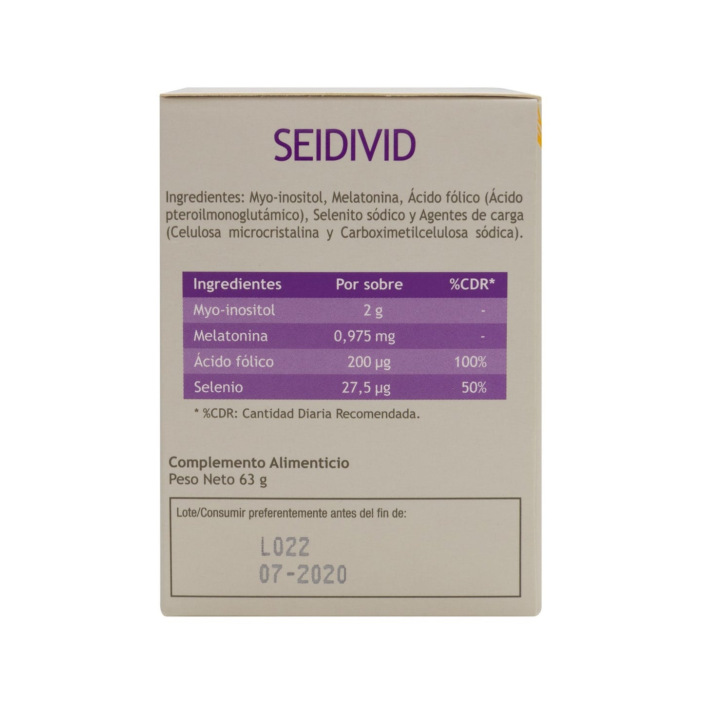 Seidivid 30sobres
