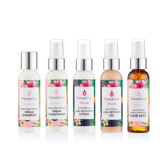 Flora & Curl Mini Essentials Curly Kit 5 Unidades