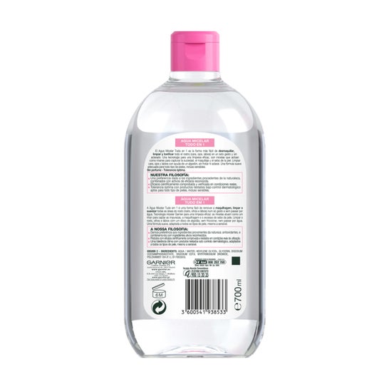 Garnier Skinactive Agua Micelar Todo en 1 700 ml