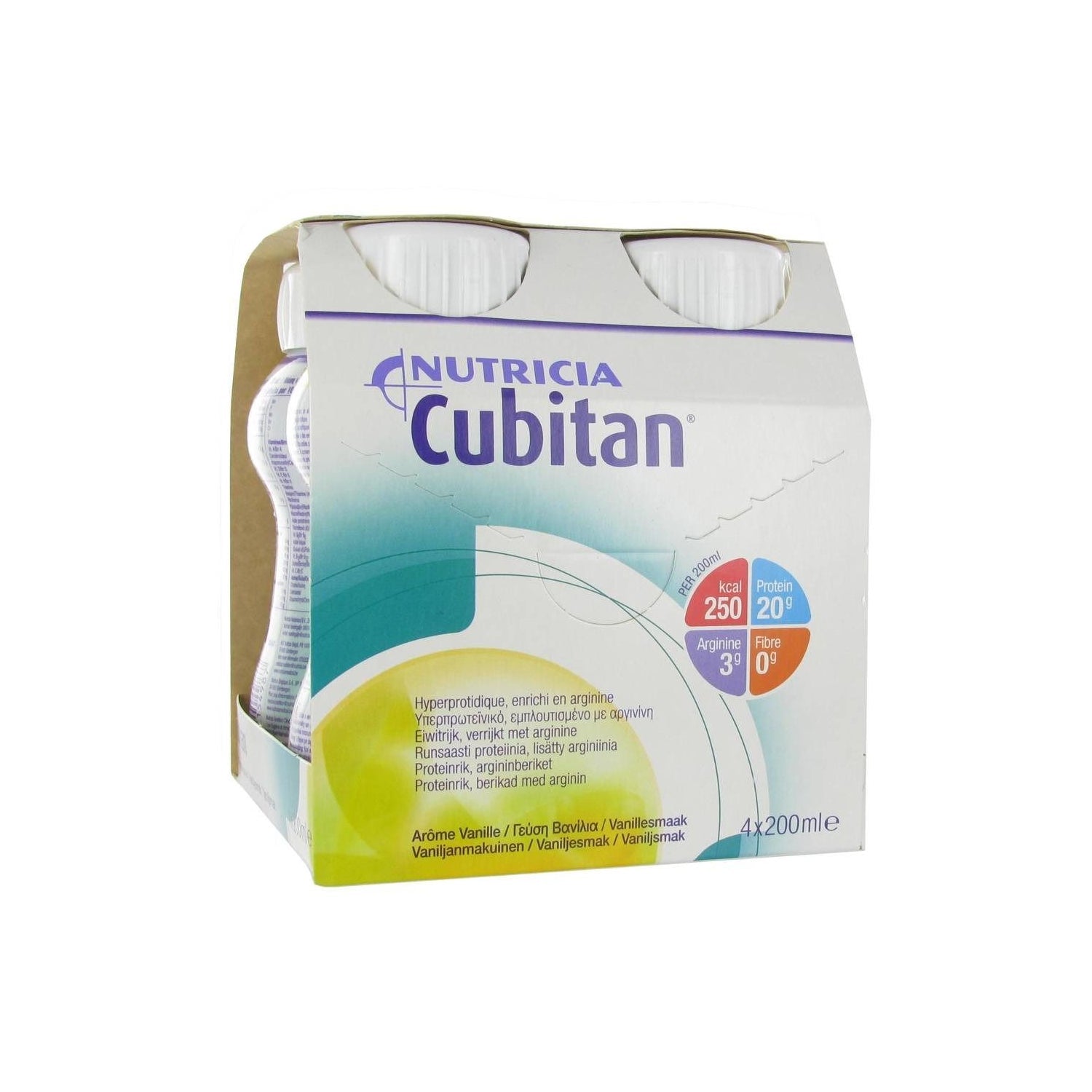 Nutricia Cubitan Vainilla 200Ml Lote de 4
