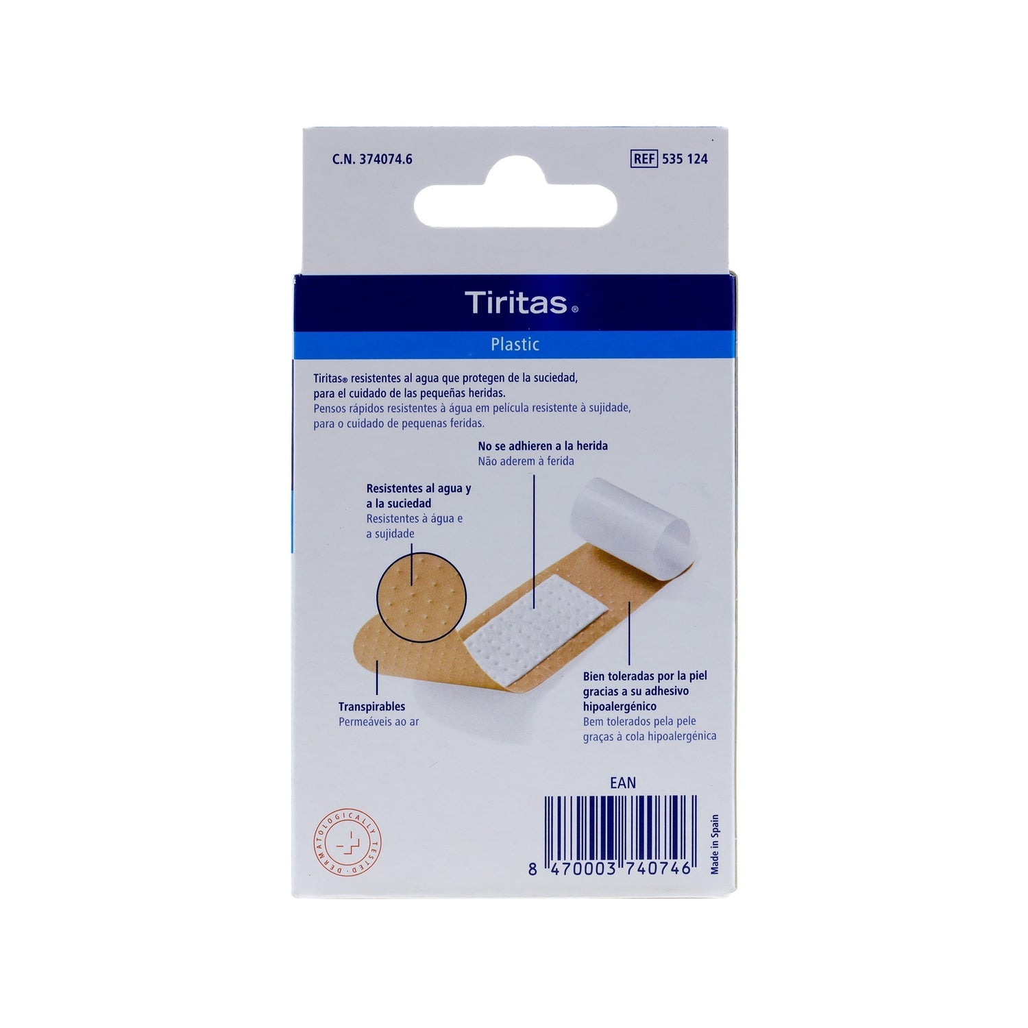 Tiritas® plástico sobre 20uds