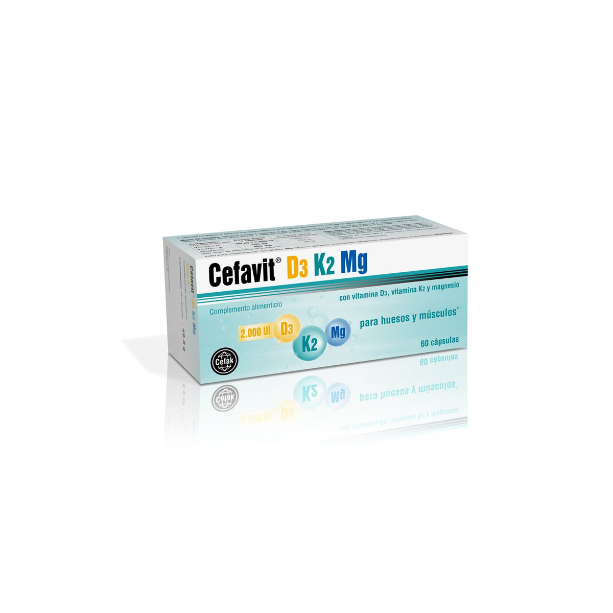 Cefak Cefavit D3 K2 Magnesio 60 cápsulas