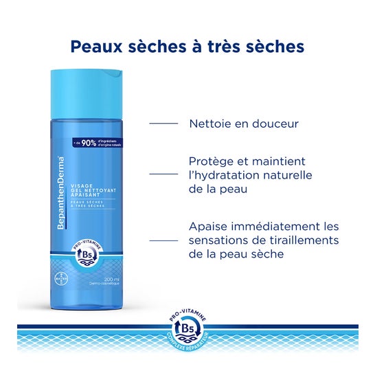 BepanthenDerma Gel Limpiador Calmante Facial 200ml
