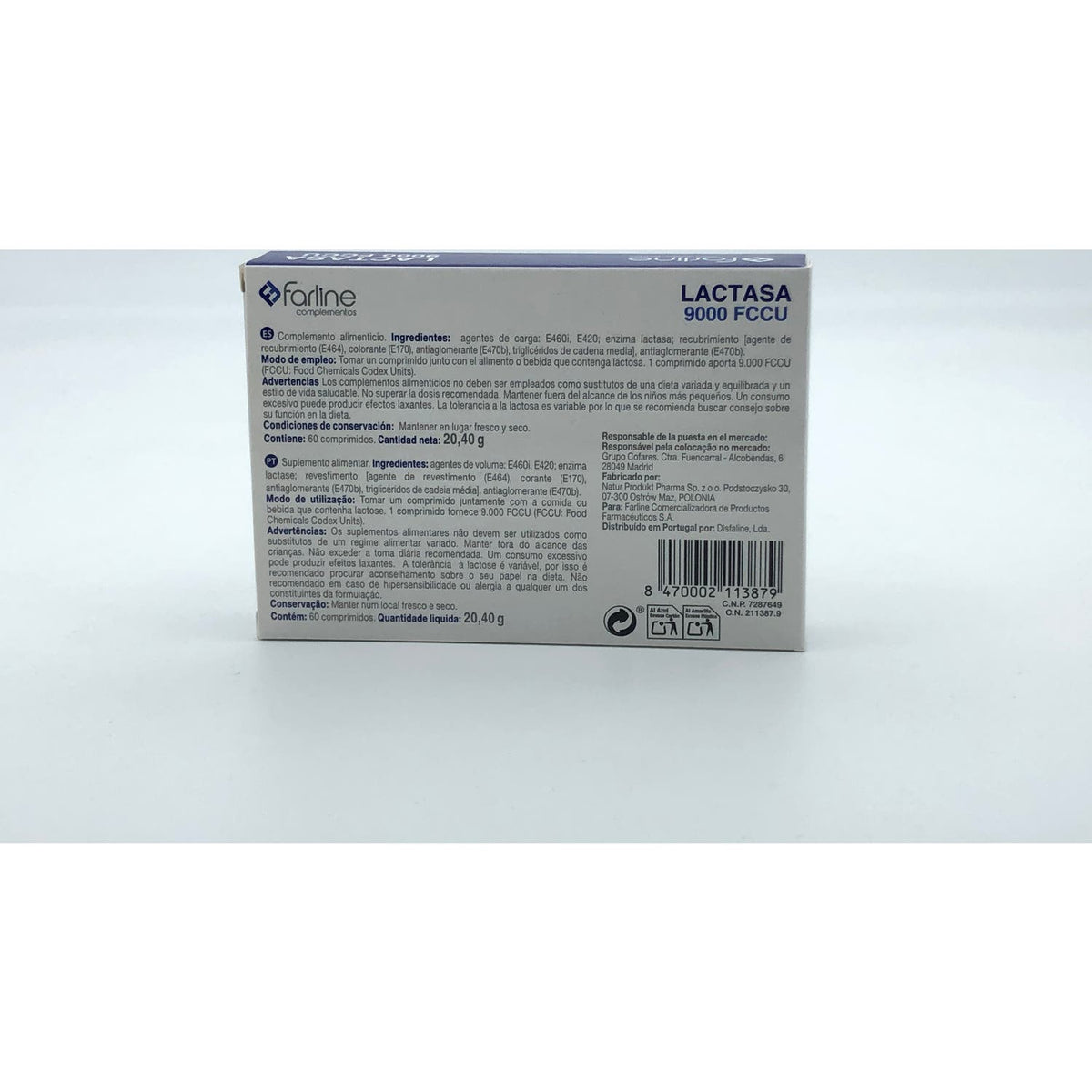 Farline Lactasa 9000 60comp